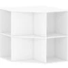 White 6-Cubby Corner Cube Organizer 2 White 6-Cubby Corner Cube Organizer -Home Furniture 810606561 A0