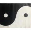 Black & White Yin-Yang Desk Mat, (34" X 47")