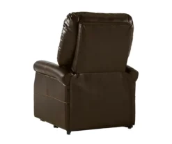 Markridge Chocolate Faux Leather Power Lift Recliner 25 Markridge Chocolate Faux Leather Power Lift Recliner -Home Furniture 810609737 1