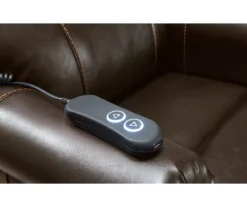 Markridge Chocolate Faux Leather Power Lift Recliner 18 Markridge Chocolate Faux Leather Power Lift Recliner -Home Furniture 810609737 11