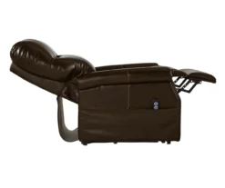 Markridge Chocolate Faux Leather Power Lift Recliner 24 Markridge Chocolate Faux Leather Power Lift Recliner -Home Furniture 810609737 2