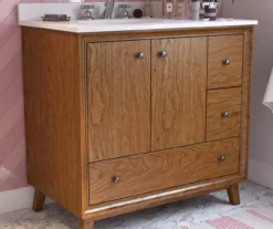 DHP Atwater Living Delias Bathroom Vanity With White Sink 23 DHP Atwater Living Delias Bathroom Vanity With White Sink -Home Furniture 810610513 B0 2