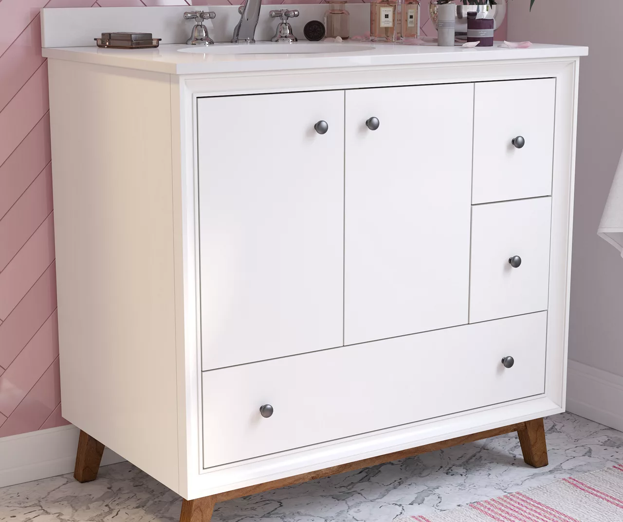DHP Atwater Living Delias Bathroom Vanity With White Sink 16 DHP Atwater Living Delias Bathroom Vanity With White Sink - Image 14