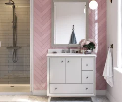 DHP Atwater Living Delias Bathroom Vanity With White Sink 29 DHP Atwater Living Delias Bathroom Vanity With White Sink -Home Furniture 810610515 B0 3