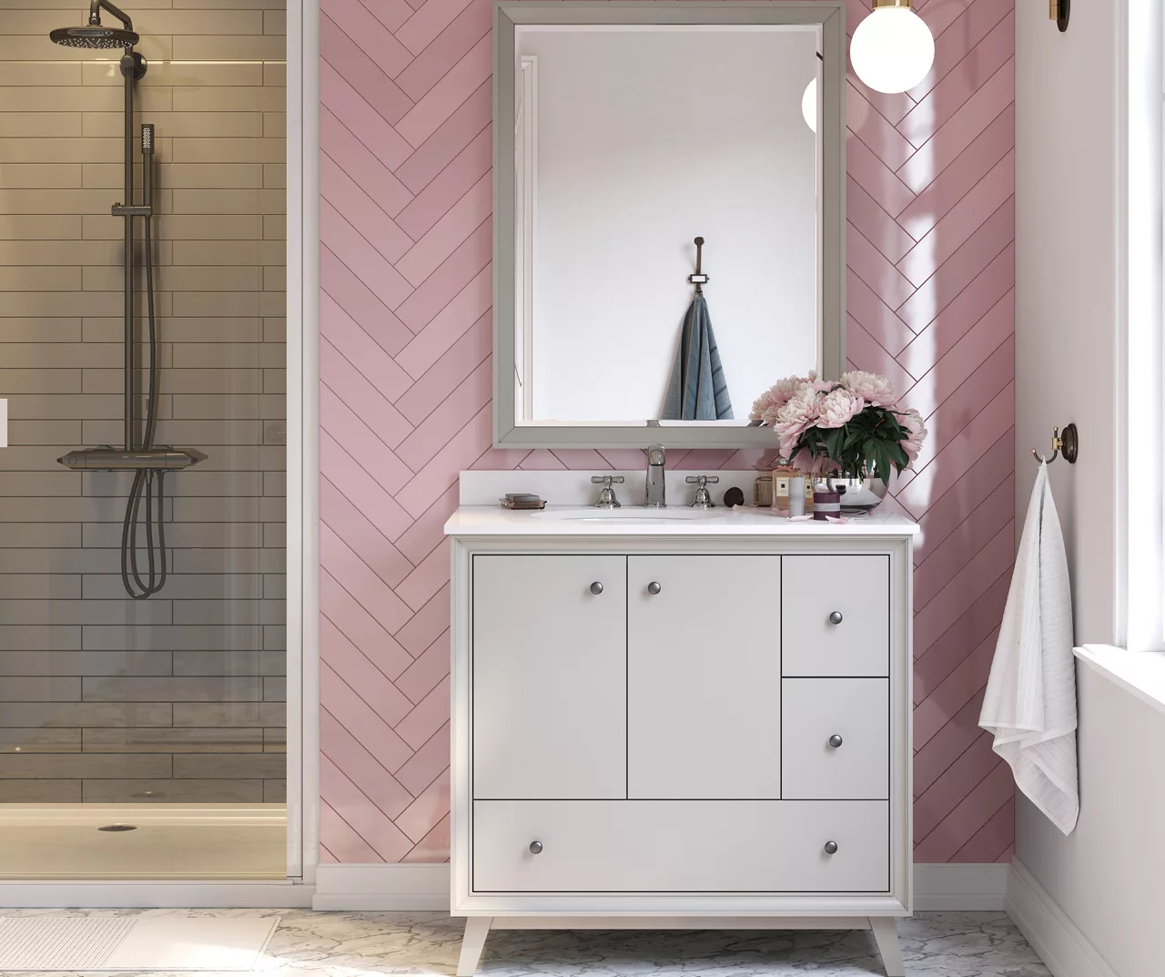 DHP Atwater Living Delias Bathroom Vanity With White Sink 12 DHP Atwater Living Delias Bathroom Vanity With White Sink - Image 10