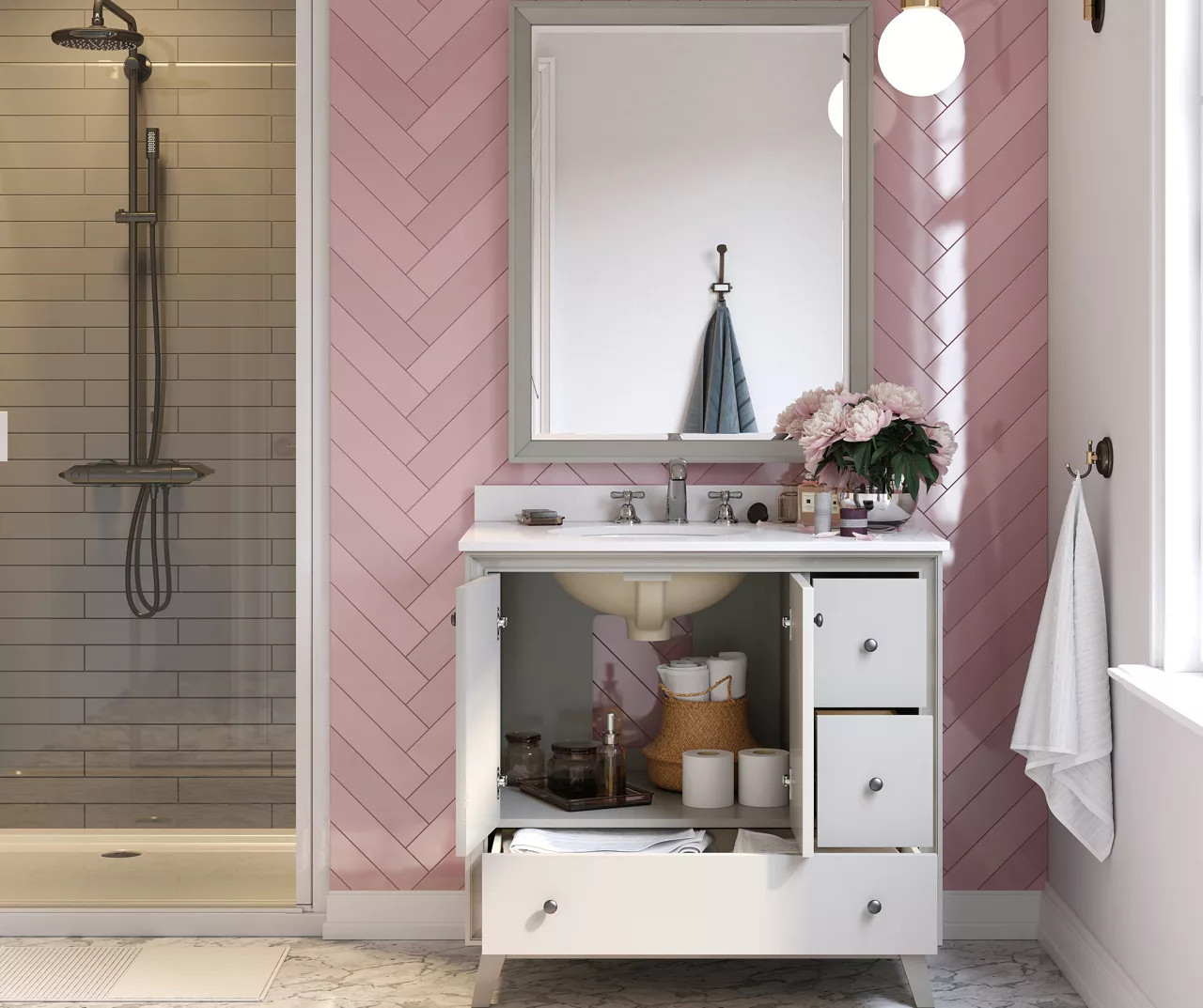 DHP Atwater Living Delias Bathroom Vanity With White Sink 13 DHP Atwater Living Delias Bathroom Vanity With White Sink - Image 11