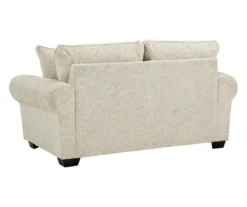 Haisley Ivory Loveseat -Home Furniture 810610831 A0 2