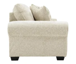 Haisley Ivory Loveseat -Home Furniture 810610831 A0 6