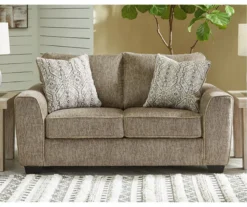 Olin Chocolate Brown Loveseat -Home Furniture 810610833 A0 4