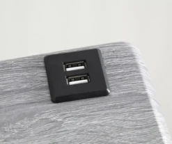 Wood Look Folding Table With USB Charging 19 Wood Look Folding Table With USB Charging -Home Furniture 810612177 A8 1