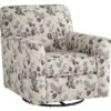 Abney Floral Swivel Accent Chair -Home Furniture 810612251 1