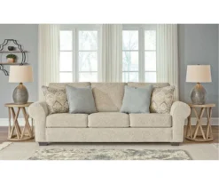 Haisley Ivory Queen Sleeper Sofa -Home Furniture 810612307 3