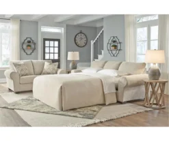 Haisley Ivory Queen Sleeper Sofa -Home Furniture 810612307 6