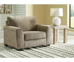 Olin Chocolate Chair And A Half -Home Furniture 810612441 5