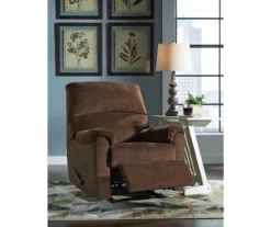 Nerviano Chocolate Zero Wall Recliner -Home Furniture 810612509 A0 4