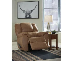 McGann Saddle Faux Leather Rocker Recliner -Home Furniture 810612511 A0 4