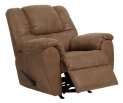 McGann Saddle Faux Leather Rocker Recliner -Home Furniture 810612511 A0 5