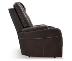 Composer Brown Faux Leather Power Recliner -Home Furniture 810612553 12