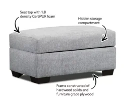 Parkdale Dove Storage Ottoman 9 Parkdale Dove Storage Ottoman -Home Furniture 810616031 X0 1 1