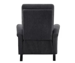Weiser Dark Gray Push-Back Recliner -Home Furniture 810616207 A2