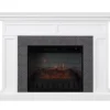 48" Faux Herringbone Mantel Electric Fireplace