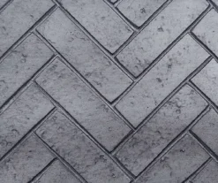 48" Faux Herringbone Mantel Electric Fireplace -Home Furniture 810617761 A8 1