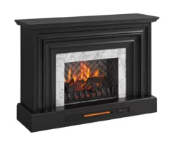 53.5" Black Petite Grand Electric Fireplace Console -Home Furniture 810617767 A0 2