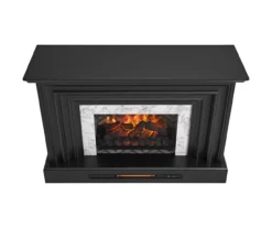 53.5" Black Petite Grand Electric Fireplace Console -Home Furniture 810617767 A0 3
