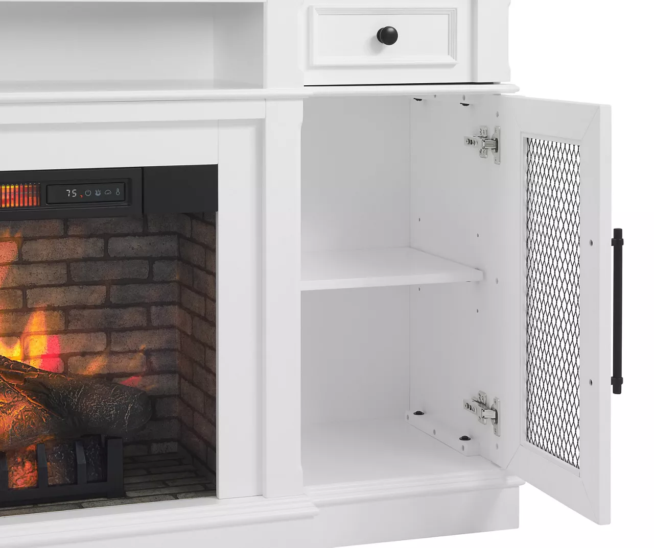 73.5" Castillo Electric Fireplace Console 7 73.5" Castillo Electric Fireplace Console - Image 5