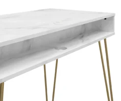 Novogratz Athena Faux Marble 2-Cubby Computer Desk 25 Novogratz Athena Faux Marble 2-Cubby Computer Desk -Home Furniture 810618403 5