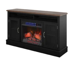 59.5" Black CoolGlow Electric Fireplace & Fan Console 18 59.5" Black CoolGlow Electric Fireplace & Fan Console -Home Furniture 810620259 A0 3