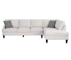 Broyhill Fresno Cream Sectional 17 Broyhill Fresno Cream Sectional -Home Furniture 810620600 810620622 A0 1