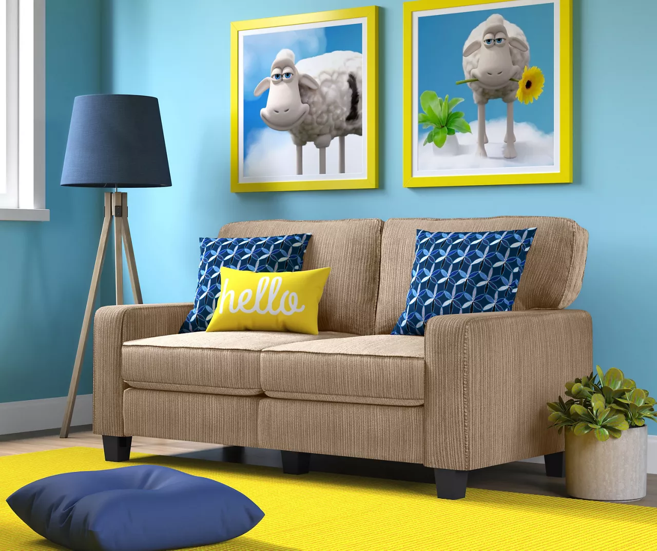 Palisades Beige Loveseat 14 Palisades Beige Loveseat - Image 12