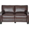 Palisades Chestnut Bonded Leather Loveseat 2 Palisades Chestnut Bonded Leather Loveseat -Home Furniture 810659212 A0 7