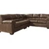 Signature Design By Ashley Bladen Coffee 3-Piece Faux Leather Sectional With Left-Facing Loveseat -Home Furniture combo760021