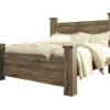Signature Design By Ashley Trinell King Poster Bed -Home Furniture combo780018