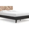 Signature Design By Ashley Piperton Black Queen Panel Platform Bed -Home Furniture combo790021
