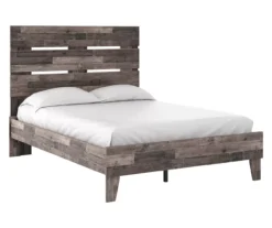 Signature Design By Ashley Neilsville Gray Full Panel Platform Bed