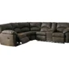 Signature Design By Ashley Tambo Canyon Faux Leather Reclining Sectional -Home Furniture combo800024
