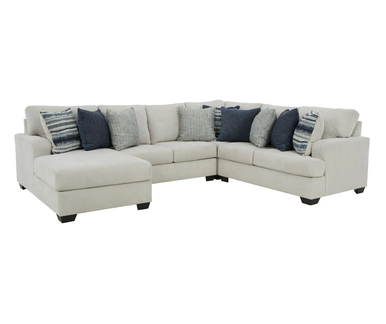 Signature Design By Ashley Lowder Stone 4-Piece Sectional With Left-Facing Chaise 3 Signature Design By Ashley Lowder Stone 4-Piece Sectional With Left-Facing Chaise