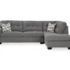 Signature Design By Ashley Highland Falls Gray Sectional -Home Furniture combo980201